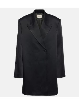 Oversized παλτό Khaite μαύρο
