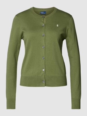 Kardigan bawełniany Polo Ralph Lauren zielony