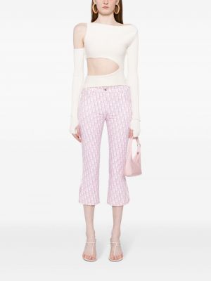Spodnie skinny fit z nadrukiem Christian Dior Pre-owned