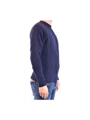 Sweter z okrągłym dekoltem Peuterey niebieski