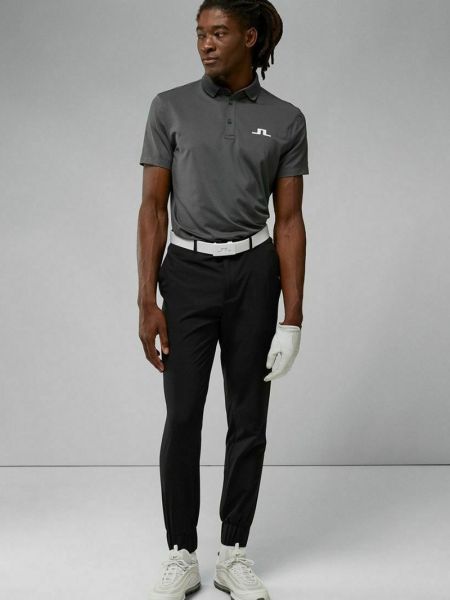 Spodnie klasyczne J.lindeberg Sports czarne