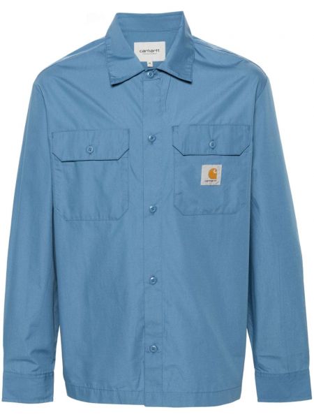 Košile Carhartt Wip modrá