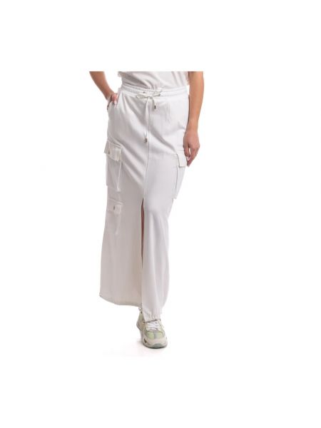 Długa spódnica z kieszeniami Liu Jo biała