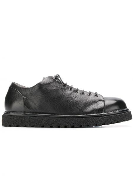 Nėriniuotos derby batai su raišteliais Marsell juoda