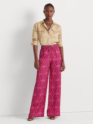 Pantalones con estampado con estampado abstracto bootcut Lauren Ralph Lauren
