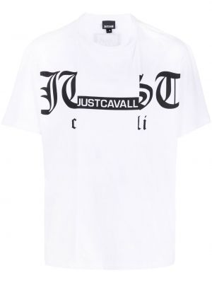 Rund hals t-skjorte Just Cavalli hvit