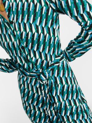 Mustriline pükskostüüm Diane Von Furstenberg sinine