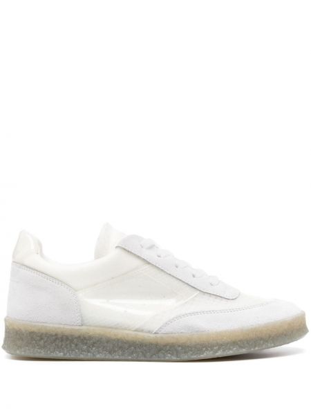 Sneakers σουέντ από διχτυωτό Mm6 Maison Margiela λευκό