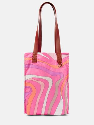 Shopper torbica s printom Pucci ružičasta