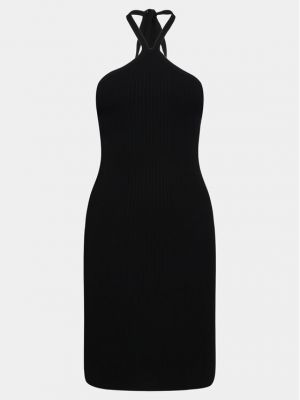 Priliehavé šaty Remain čierna