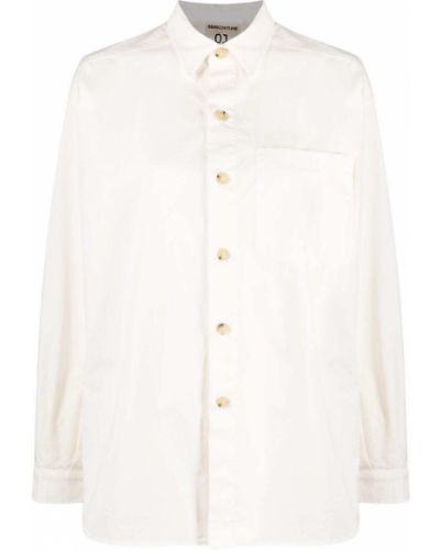 Camisa con bolsillos Semicouture blanco