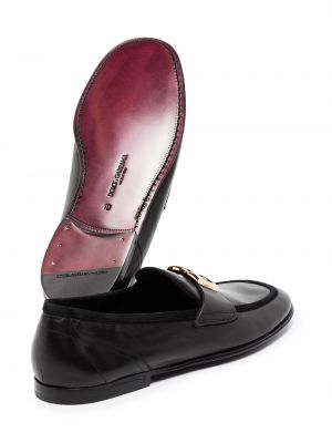 Leder loafer Dolce & Gabbana