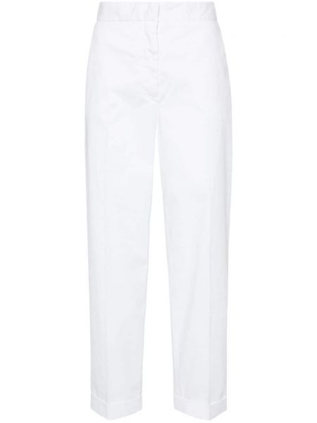 Spodnie bawełniane Antonelli białe