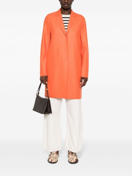 Manteau en laine Harris Wharf London orange