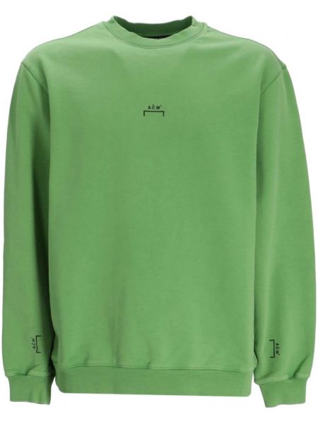 Sweatshirt aus baumwoll mit print A-cold-wall* grün