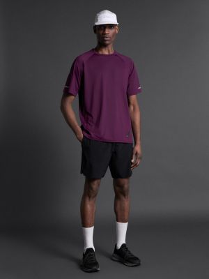 Тренировочная футболка ZARA фиолетовый