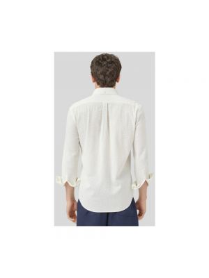 Camisa con botones de franela Portuguese Flannel blanco