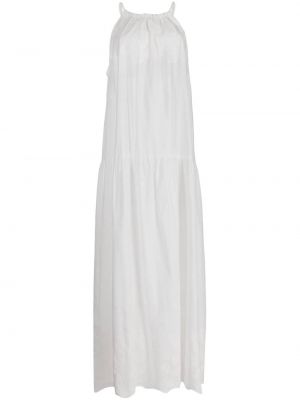 Haftowana sukienka długa Bambah biała