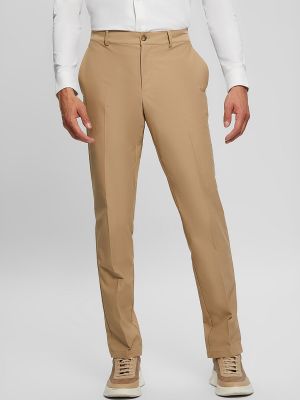 Pantalones chinos con bolsillos Guess beige