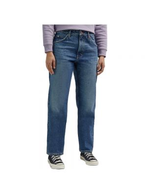 Классические прямые джинсы Lee синие