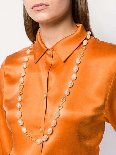 Collar con perlas Céline Pre-owned dorado