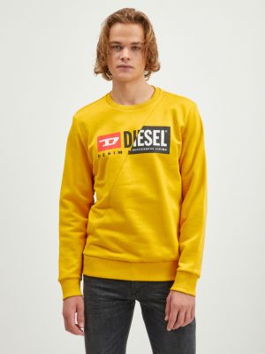 Melegítő felső Diesel sárga