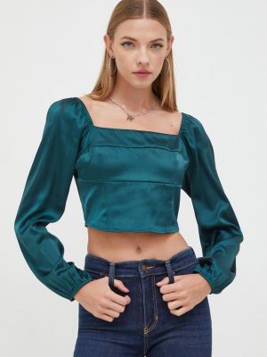 Блуза Hollister Co. зелено