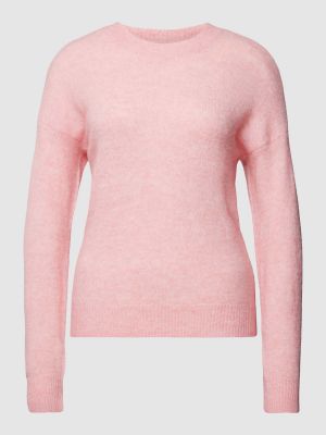 Dzianinowy sweter Msch Copenhagen różowy