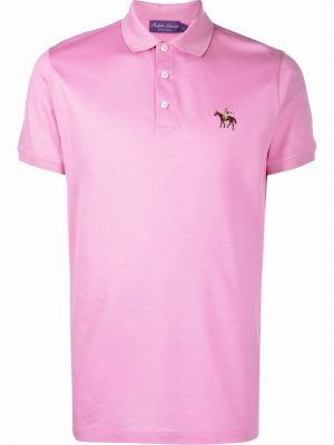 Siuvinėtas polo marškinėliai Ralph Lauren Purple Label