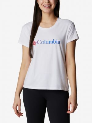 T-shirt Columbia weiß