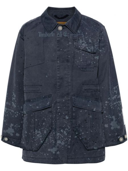 Pamučna jakna Timberland plava