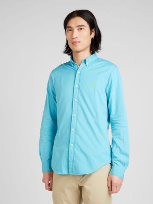 Marškiniai slim fit Polo Ralph Lauren mėlyna