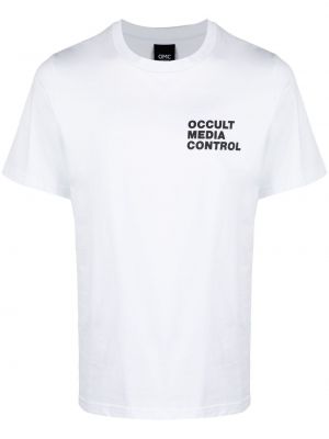 Camiseta con estampado Omc blanco