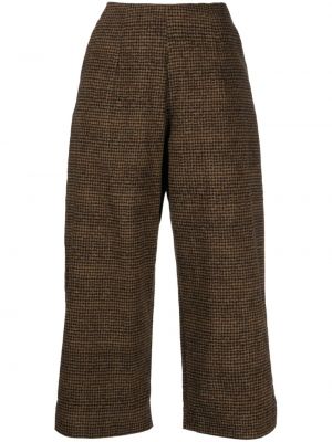 Pantaloni con stampa Rundholz marrone