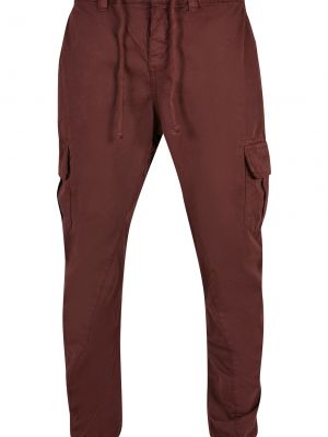 Pantaloni cargo cu buzunare Urban Classics roșu