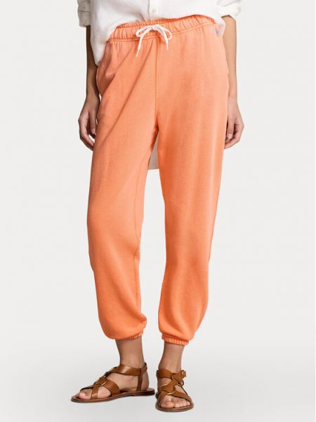 Pantaloni sport Polo Ralph Lauren portocaliu