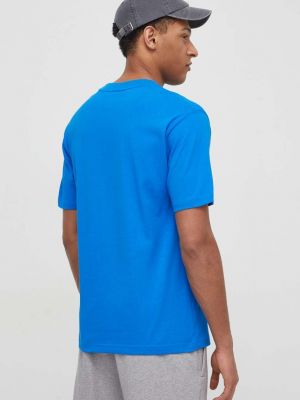 Pamut póló New Balance kék