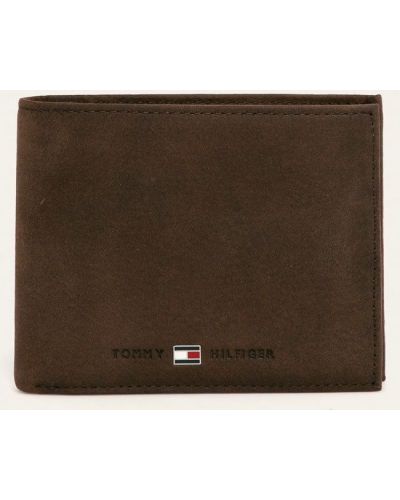 Usnjena denarnica Tommy Hilfiger rjava