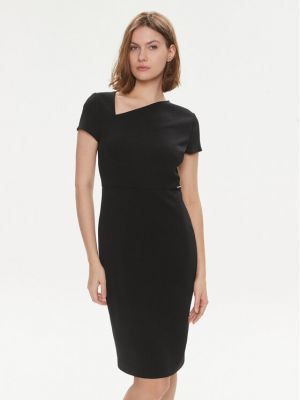 Κοκτέιλ φόρεμα Calvin Klein μαύρο