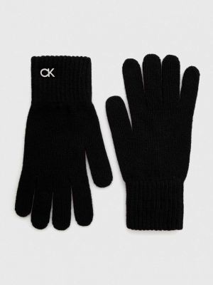 Vlněné rukavice Calvin Klein