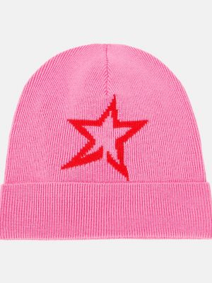 Шерстяная шапка Perfect Moment розовая