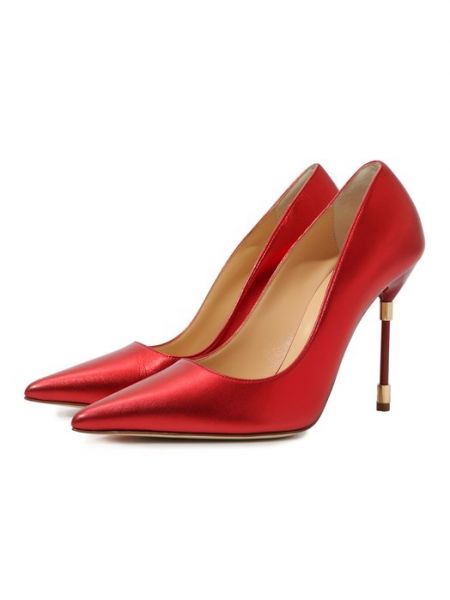 Кожаные туфли Rubeus Milano красные