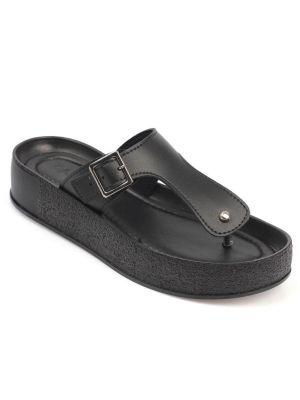 Lapos talpú flip-flop Capone Outfitters fekete