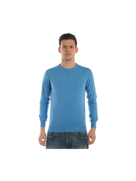 Sweter Daniele Alessandrini niebieski