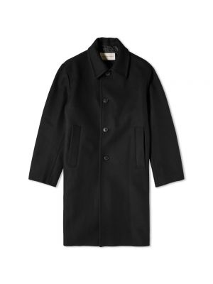 Шерстяное пальто Dries Van Noten черное
