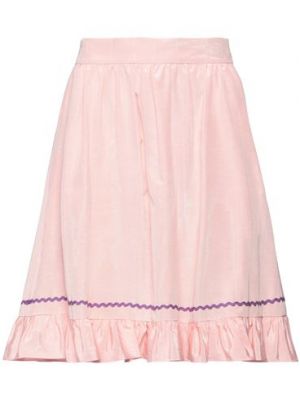 Mini falda de algodón Batsheva rosa