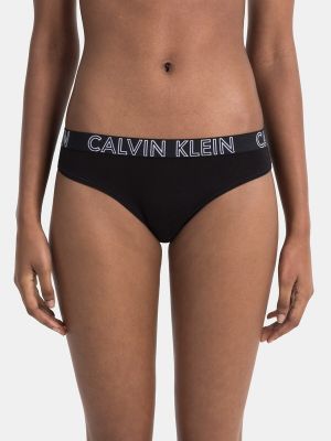 Bragas de algodón Calvin Klein negro