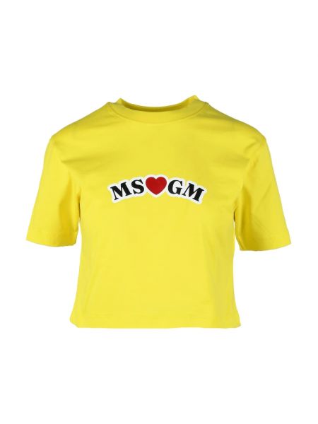 Żółta koszulka Msgm