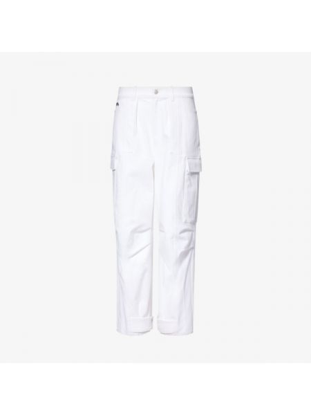 Прямые джинсы Alexander Mcqueen белые