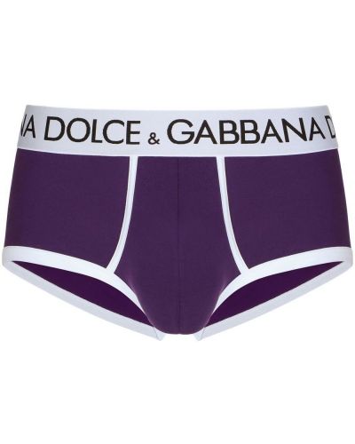 Bomull underbukse Dolce & Gabbana lilla